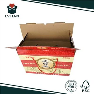 Kotak Karton Coklat dengan Tutup